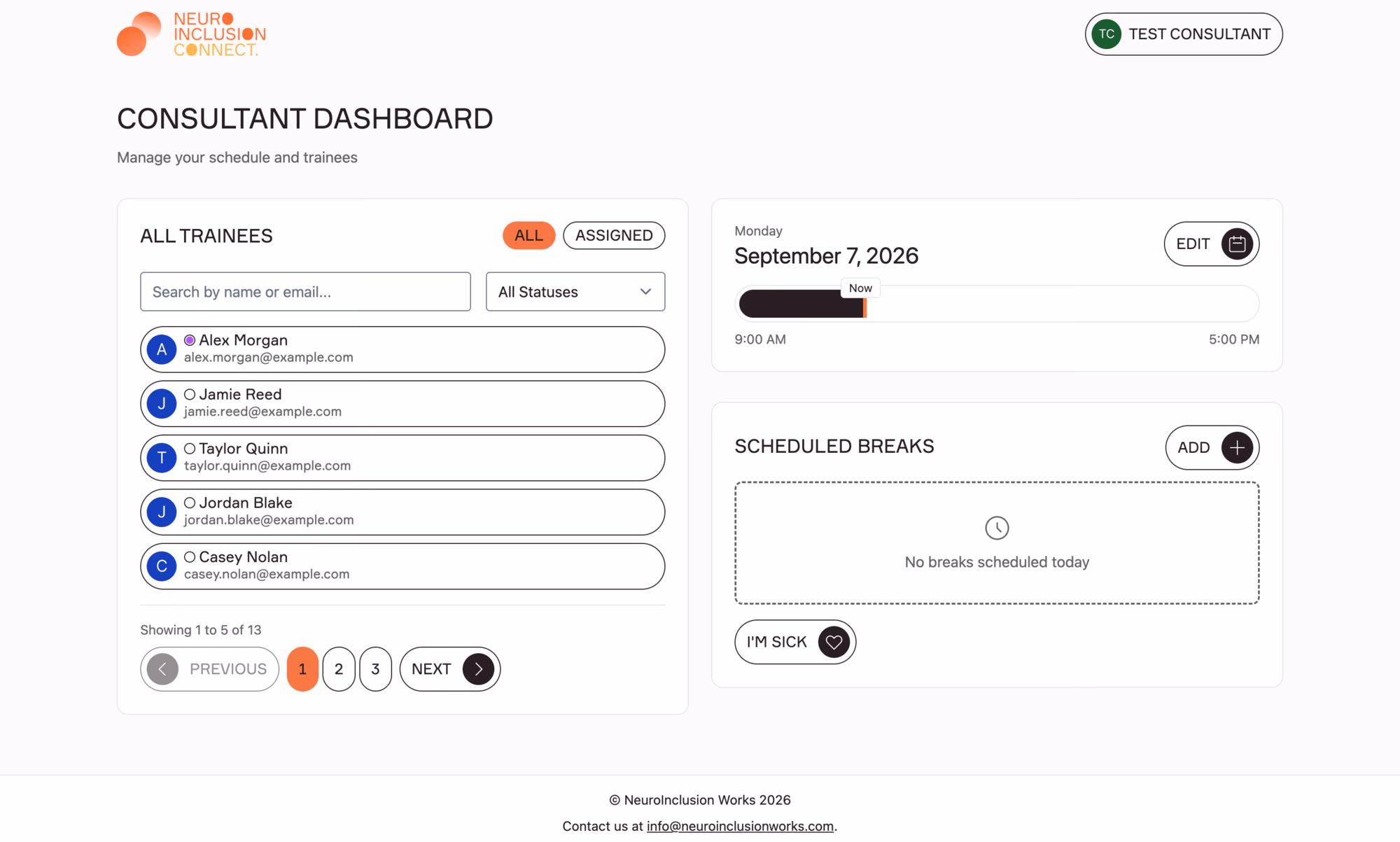 NIConnect sign-in screen
